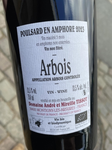 2023 Arbois Rouge 'Poulsard Amphôre'