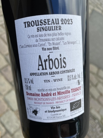 2023 Arbois Rouge 'Singulier'