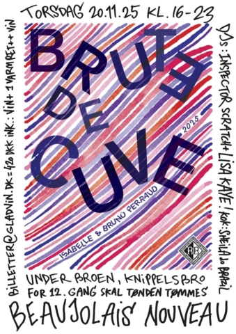 Beaujolais Nouveau 2025 Under Broen 20/11 fra 16-23 DRIKKEBILLET